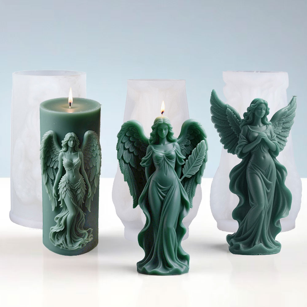 Candle Making Tips - أجنحة آلهة المعطرة سيليكون قالب شمع