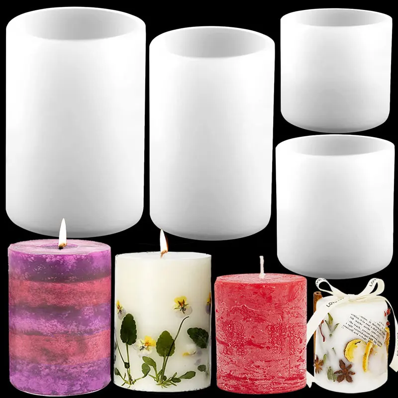 Candle Making Tips - اسطوانة سيليكون شمعة قوالب الراتنج قالب
