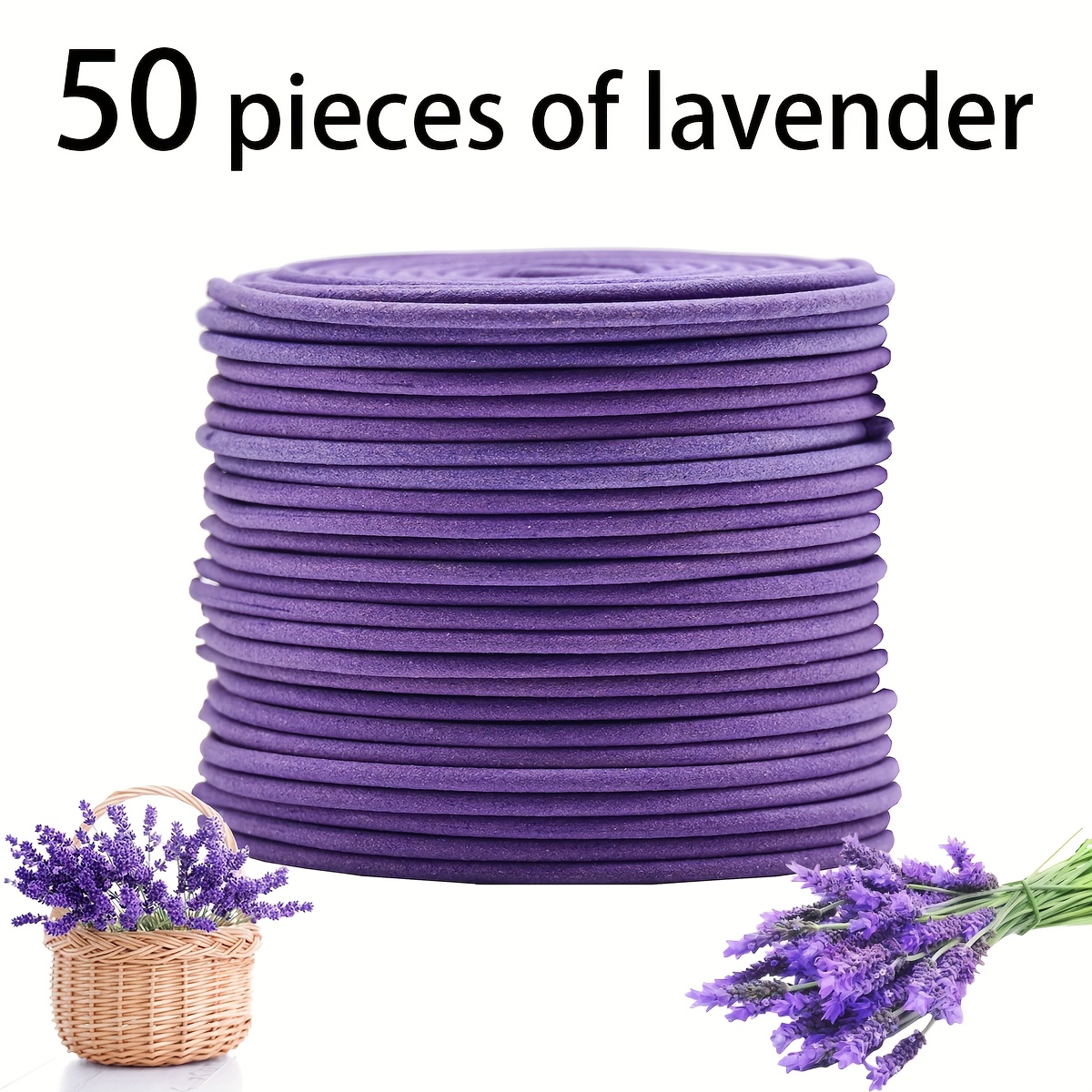 50 شموع حلزونية معطرة باللافند - مراجعة Uv Inhibitor Candle وسعره