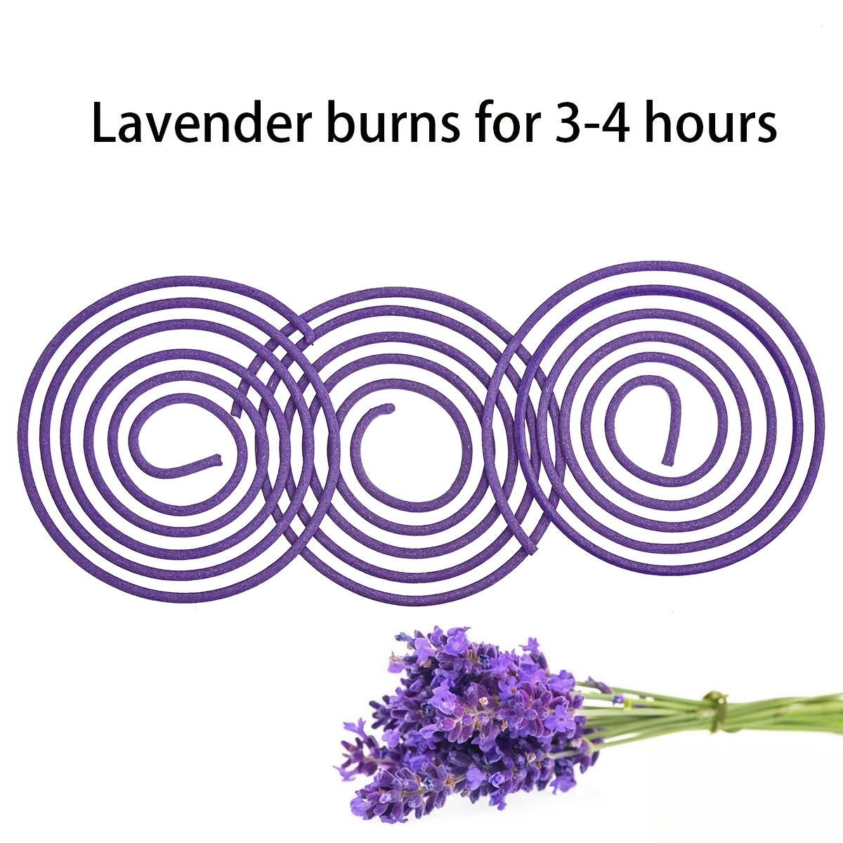 50 شموع حلزونية معطرة باللافند - مراجعة Uv Inhibitor Candle وسعره