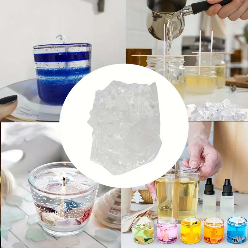 50 جرام/100 جرام/200 جرام شمع  - مراجعة Candle Making Gel Wax وسعره