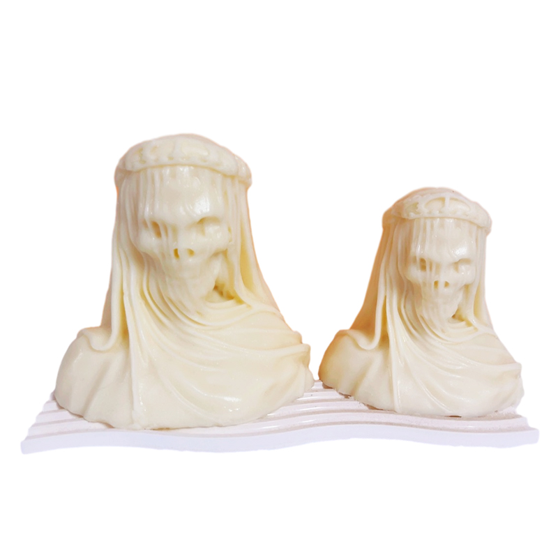 هالوين Veiled الهيكل العظمي سي - مراجعة Candle Making Soy Wax وسعره