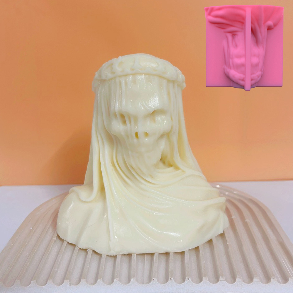 هالوين Veiled الهيكل العظمي سي - مراجعة Candle Making Soy Wax وسعره