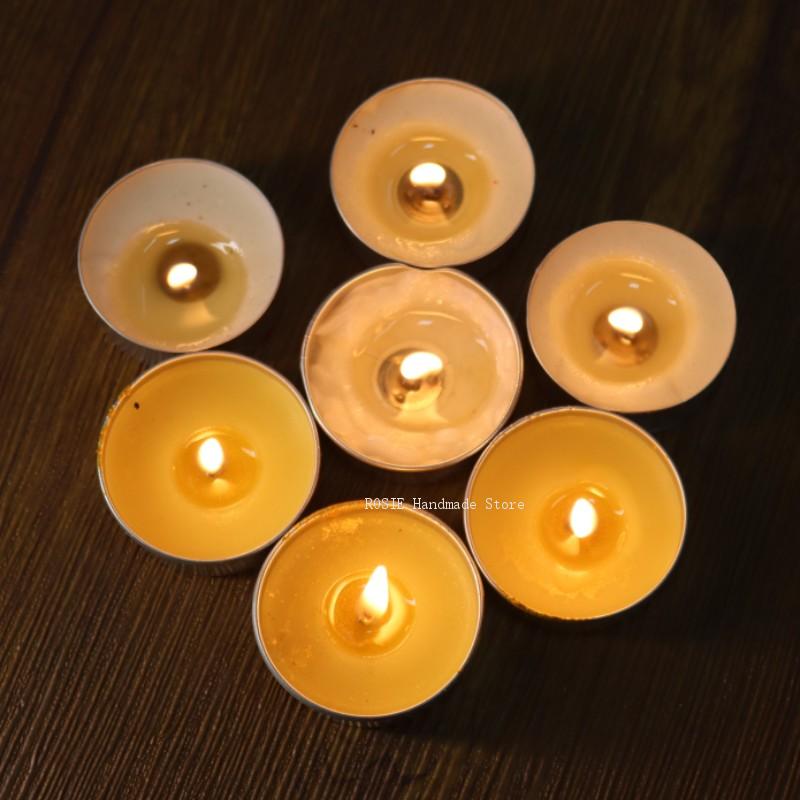 علبة شمع شاي دائرية من الألومن - مراجعة Candle Making Soy Wax وسعره