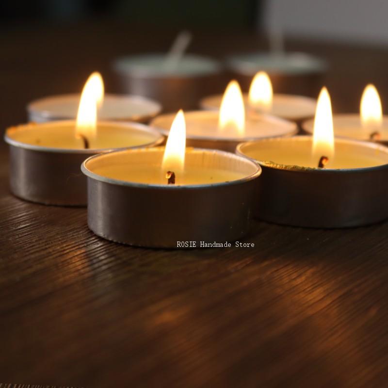 علبة شمع شاي دائرية من الألومن - مراجعة Candle Making Soy Wax وسعره