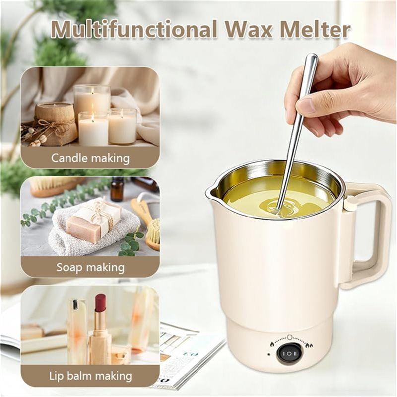 طقم وعاء كهربائي لصهر الشمع A4 - مراجعة Candle Making Tips وسعره