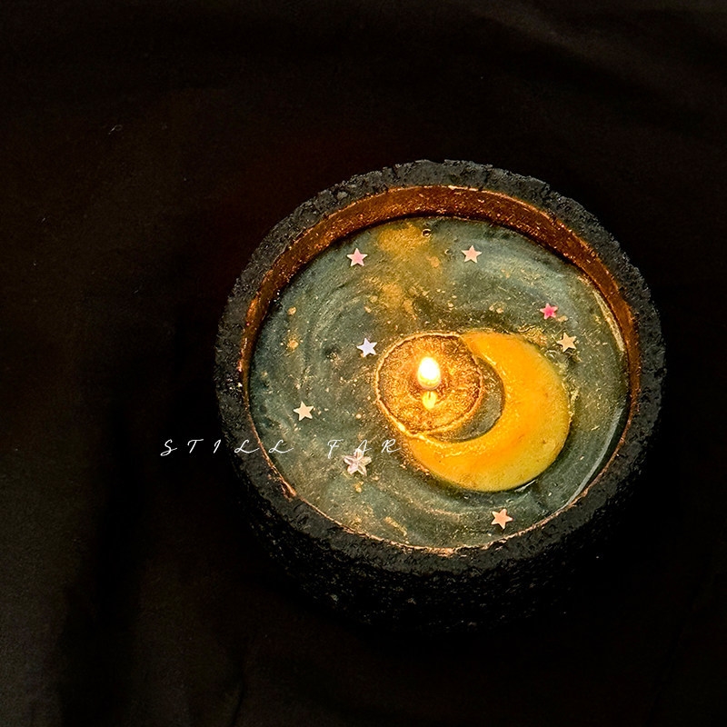 شمعة ميلتينج مون المعطرة المصن - مراجعة Candle Making Soy Wax وسعره