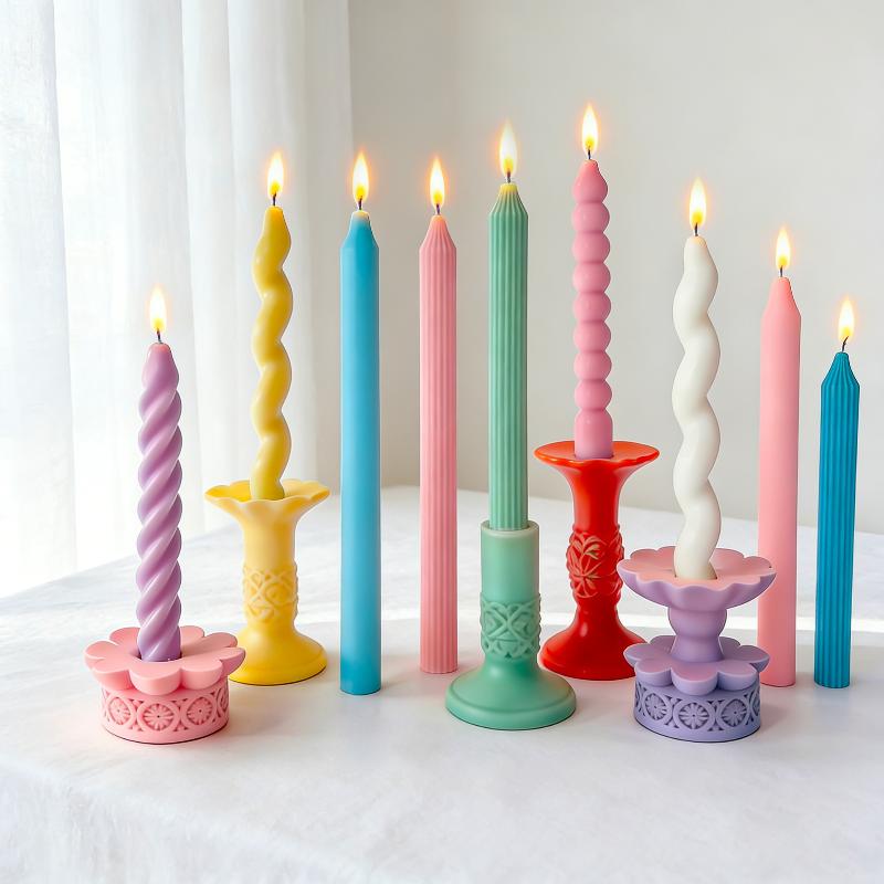 قالب شمع سيليكون حلزوني طويل،  - مراجعة Candle Making Tips وسعره