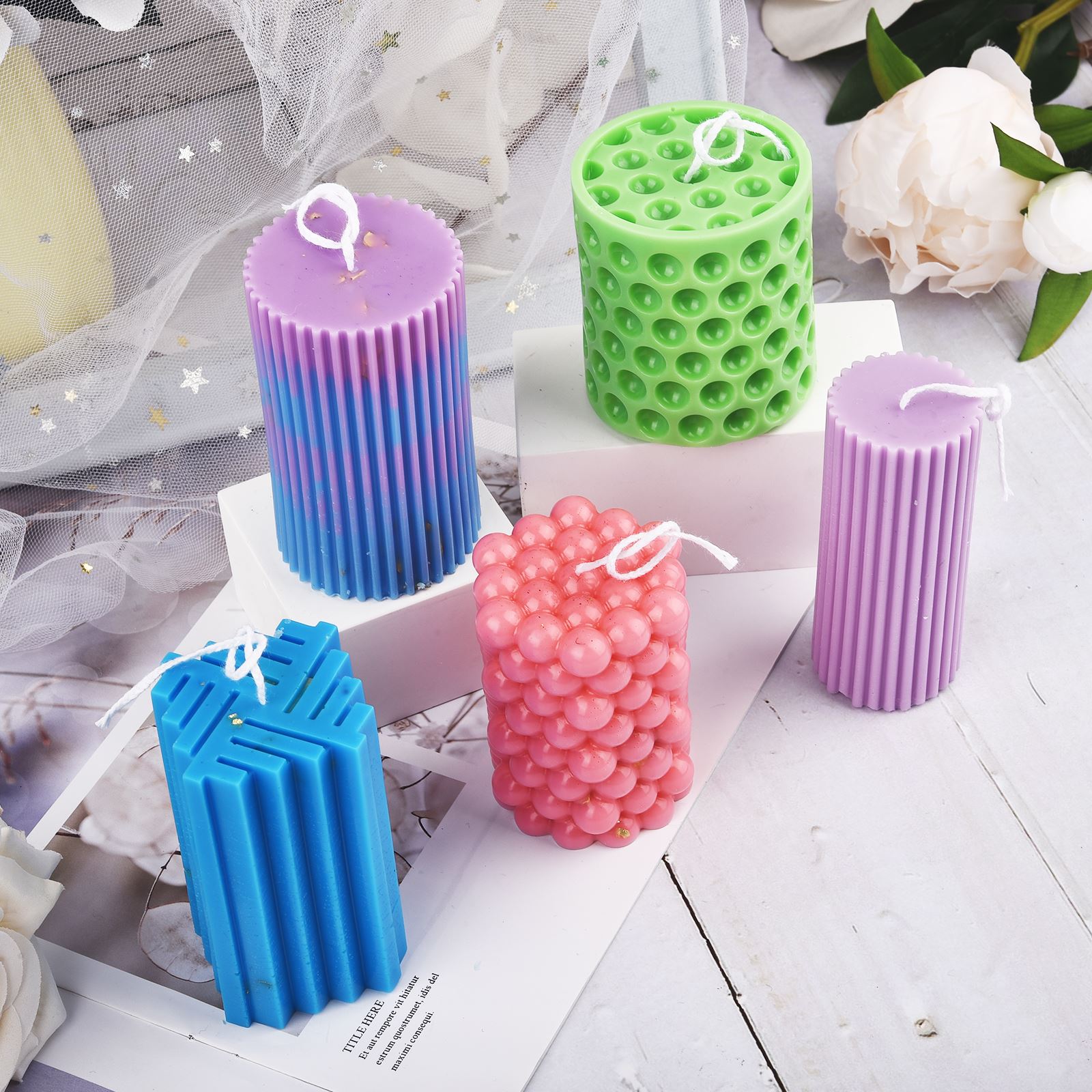 2g صبغ الألوان من الشمع شمعة ا - مراجعة Candle Making Soy Wax وسعره