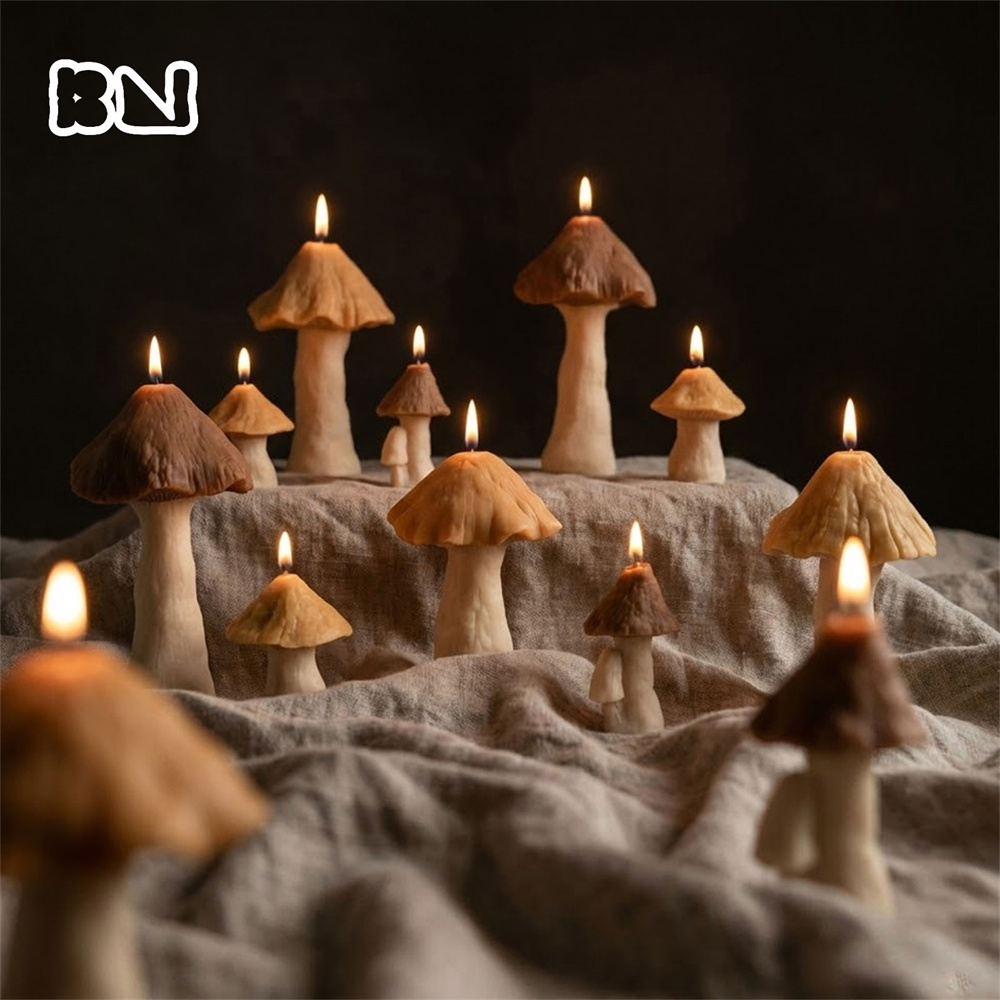 قوالب سيليكون على شكل فطر لصنع - مراجعة Candle Making Soy Wax وسعره