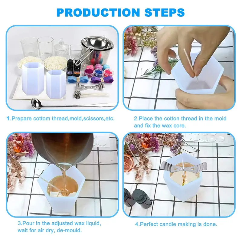اسطوانة سيليكون شمعة قوالب الر - مراجعة Candle Making Tips وسعره