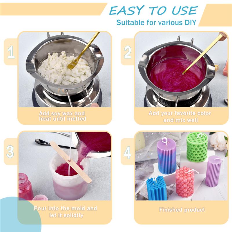 100/500 جرام/1 كجم شمع الصويا  - مراجعة Candle Making Los Angeles وسعره